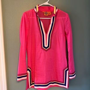 Tory Burch Pink Tunic size 4